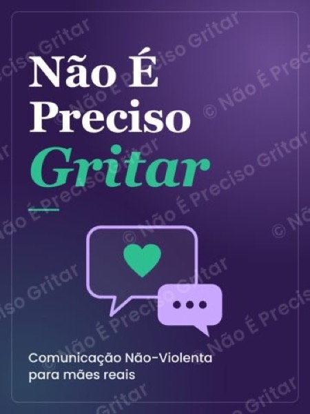 Capa do guia Não É Preciso Gritar